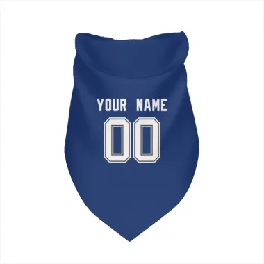 Blue Tampa Bay Lightning Custom    Dog & Cat Pet Bandana