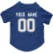 Blue Tampa Bay Lightning Custom    Dog & Cat Pet Jersey