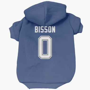 Blue Tampa Bay Lightning Tobie Paquette-Bisson   Dog & Cat Pet Hoodie