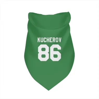 Green Tampa Bay Lightning Nikita Kucherov   Dog & Cat Pet Bandana